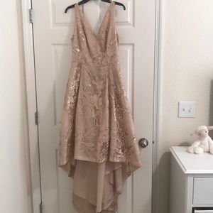 Calvin Klein high low dress